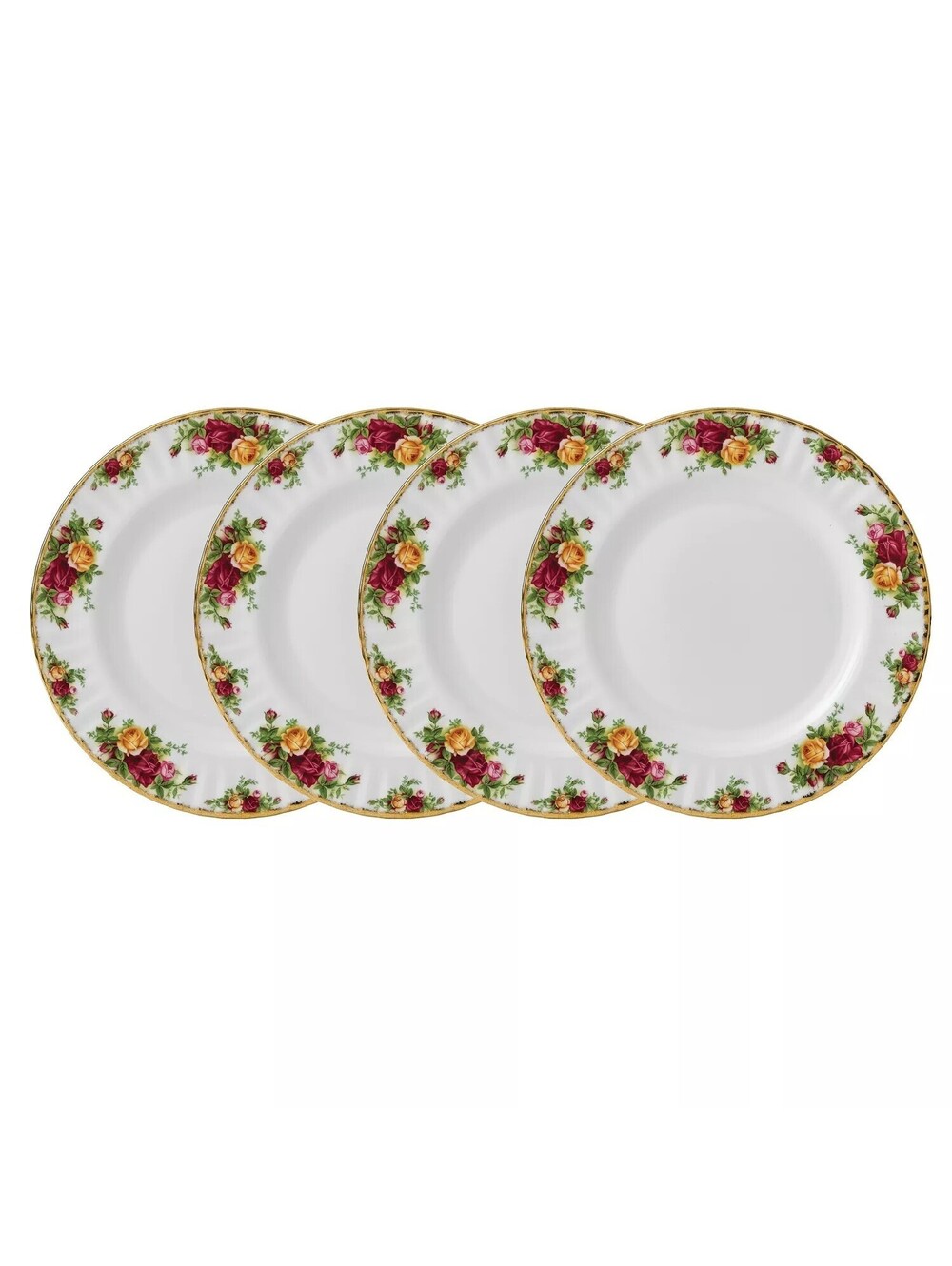 30$ Royal Albert Old Country Roses 6" Bread and Butter Plate Size 6.25 W